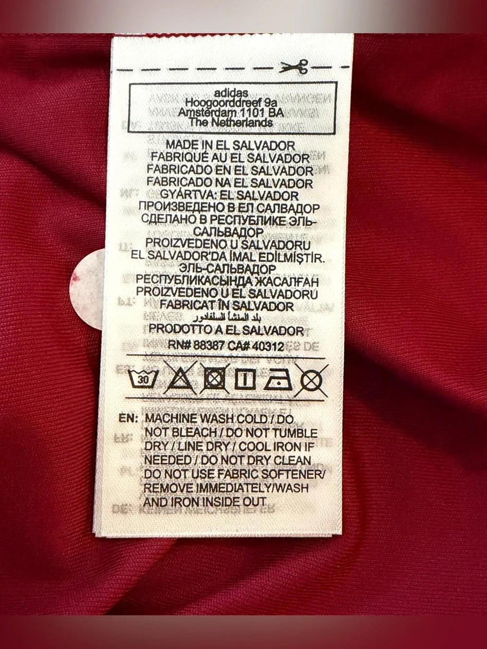 Adidas Authentic Venezuela National Team Vinotinto 2026 Jersey KB3723 Men’s Sz L